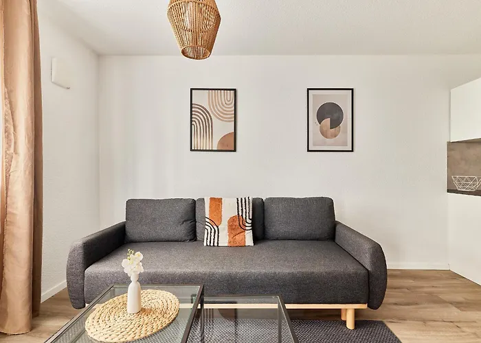 Moderne Stilvoll Eingerichtete Neubauwohnung